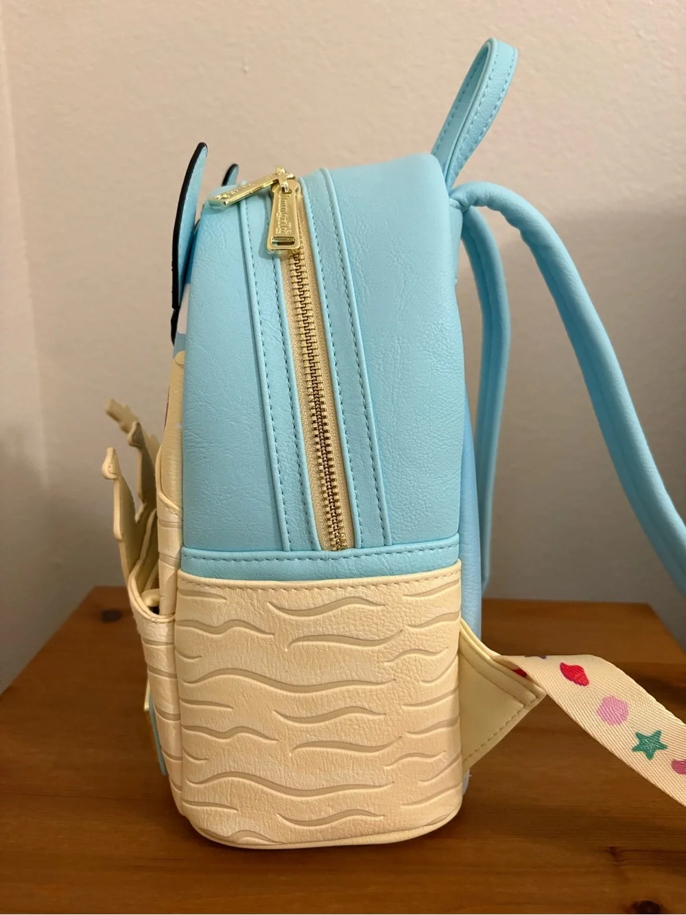 Loungefly Blue Stitch Beach Sandcastle Backpack